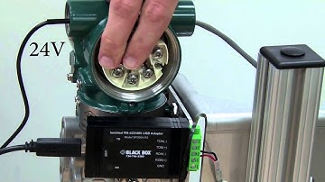 Connecting the Yokogawa EJX910 Series MODBUS with USB MODBUS Converter