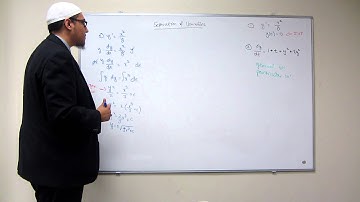 Diff Eq 1: Seperation of Variables