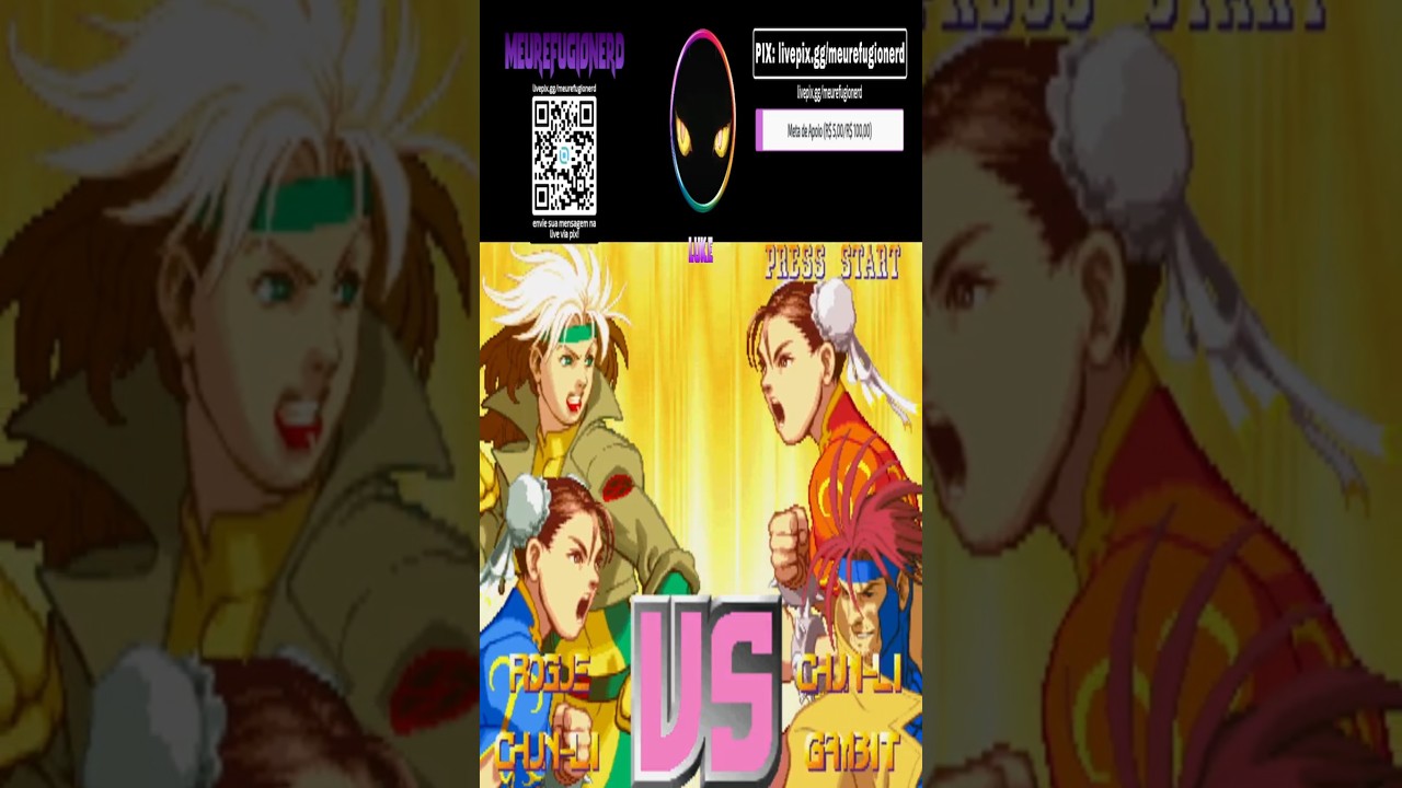 X-MEN VS. STREET FIGHTER - ROGUE & CHUN-LI VS. CHUN-LI  & GAMBIT