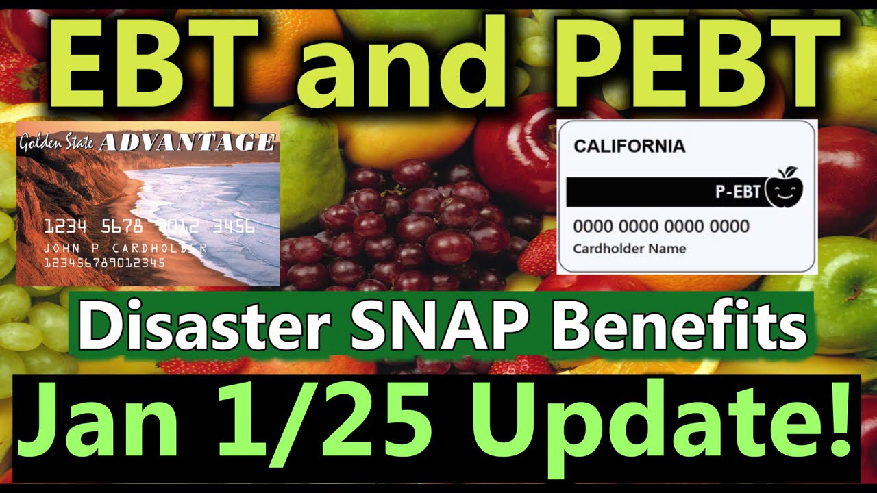 Apply Second Round of PEBT Card and Disaster Benefits Card EBT l