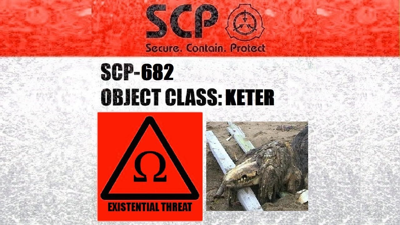  SCP Door Hanger, Do Not Disturb, SCP-682 Experiment