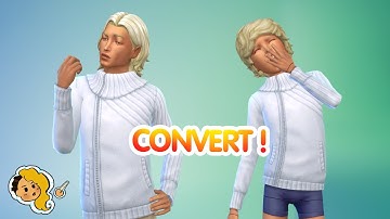 How to Convert Adult Clothes to Kids in The Sims 4 FAST and EASY