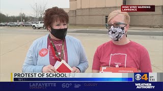 Teachers in Westfield protest lack of school funding