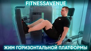 Жим горизонтальной платформы - техника выполнения упражнения