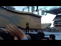 Dallas Schoo U2 Gives Edges guitar to Fans Croke park Dublin 2017