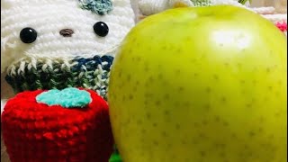 かぎ針あみ】果物の＂りんご＂あみます♪🍎 - YouTube
