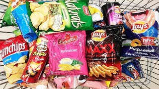 A Lot Of Chips 2018 NEW ASMR / ОЧЕНЬ МНОГО ЧИПСОВ АСМР