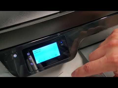 How to reset HP Officejet 3830 Printer and Access Service Menu Check Page  Count - YouTube