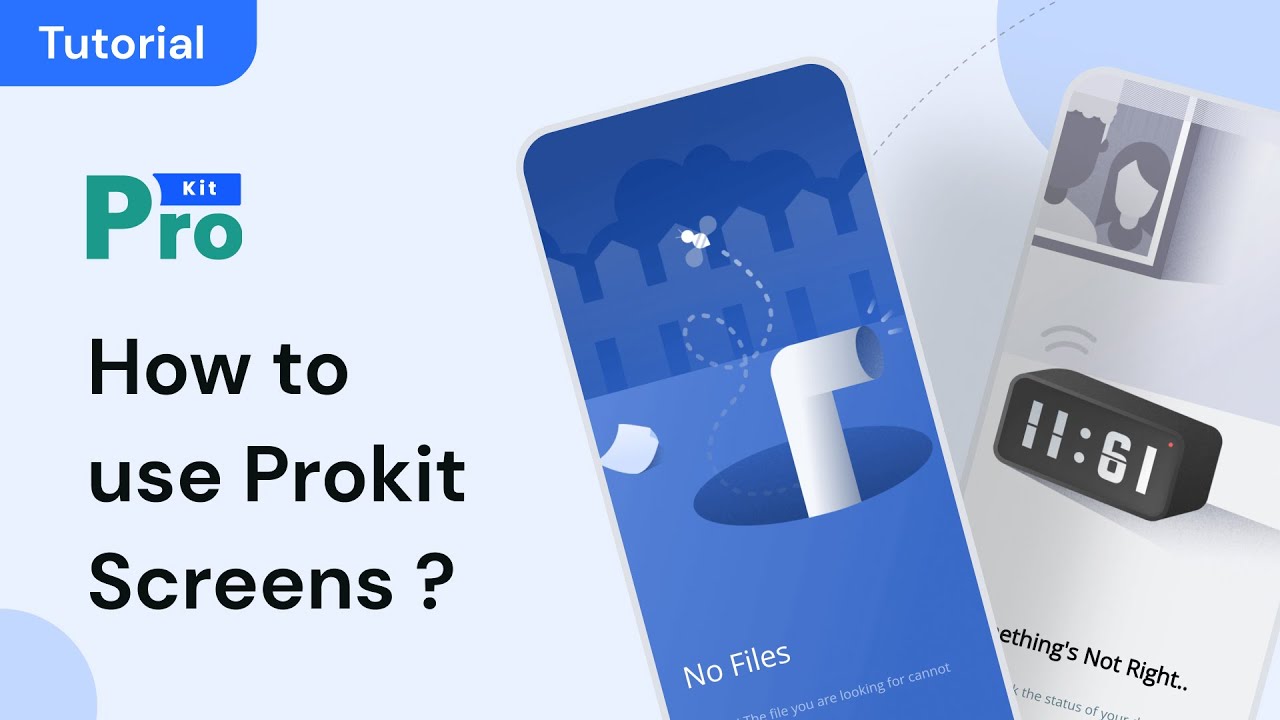 New Projects? or Old Projects? ProKit Screens Have Your Back! | Iqonic Design