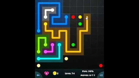 flow game facebook - 10 x 10 mania level 74 Connect the dots