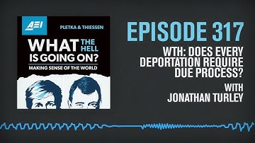 Does Every Deportation Require Due Process? Jonathan Turley Explains | WHAT THE HELL