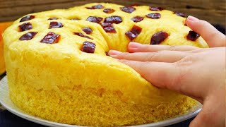 5 minutes to teach you cornmeal jujube cake