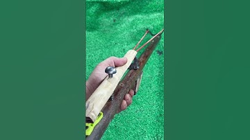 Handcraft a New style wooden slingshot # Craft Idea # DIY # Simple Trigger # New Design