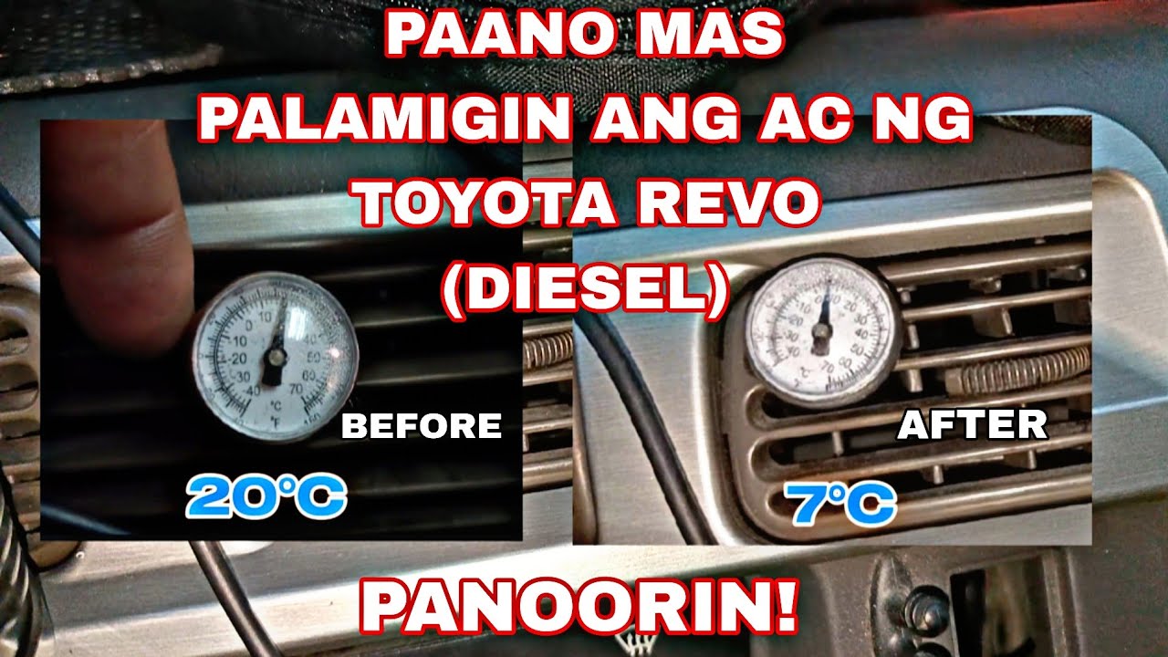 PARAAN UPANG MAS MAPALAMIG ANG TOYOTA REVO (DIESEL) MO! | CONVERT COMPRESSOR & CONDENSER
