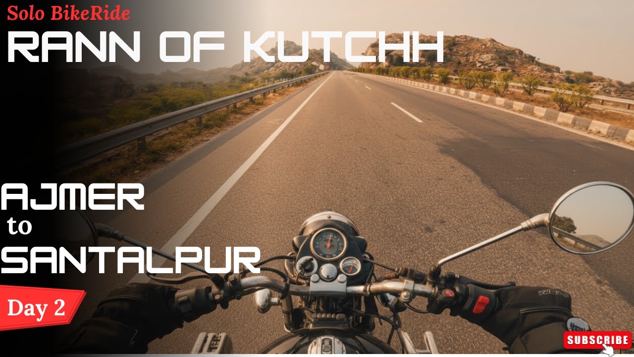 Riding alone in night on unknown roads of Gujarat | Rann of Kutch | Day 2