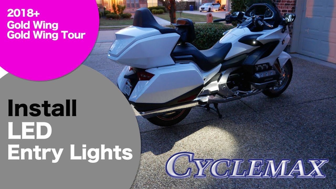 Install LED Entry Lights (puddle lamps) on Honda Gold Wing YouTube