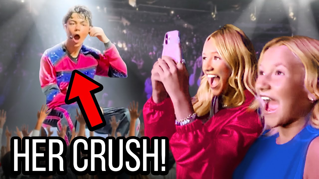 WE FLEW to LA to MEET HER CRUSH! SEE HIS REACTION ✈️😲