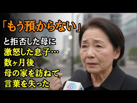 「もう預からない」と拒否した母に激怒した息子…数ヶ月後、母の家を訪ねて言葉を失った