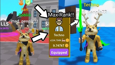 Buying Techno Rank Saber Simulator