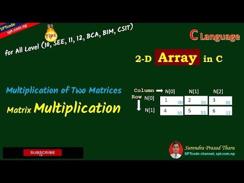Matrix Multiplication in C | Step-by-Step Full Logic & Code Explained! with Example