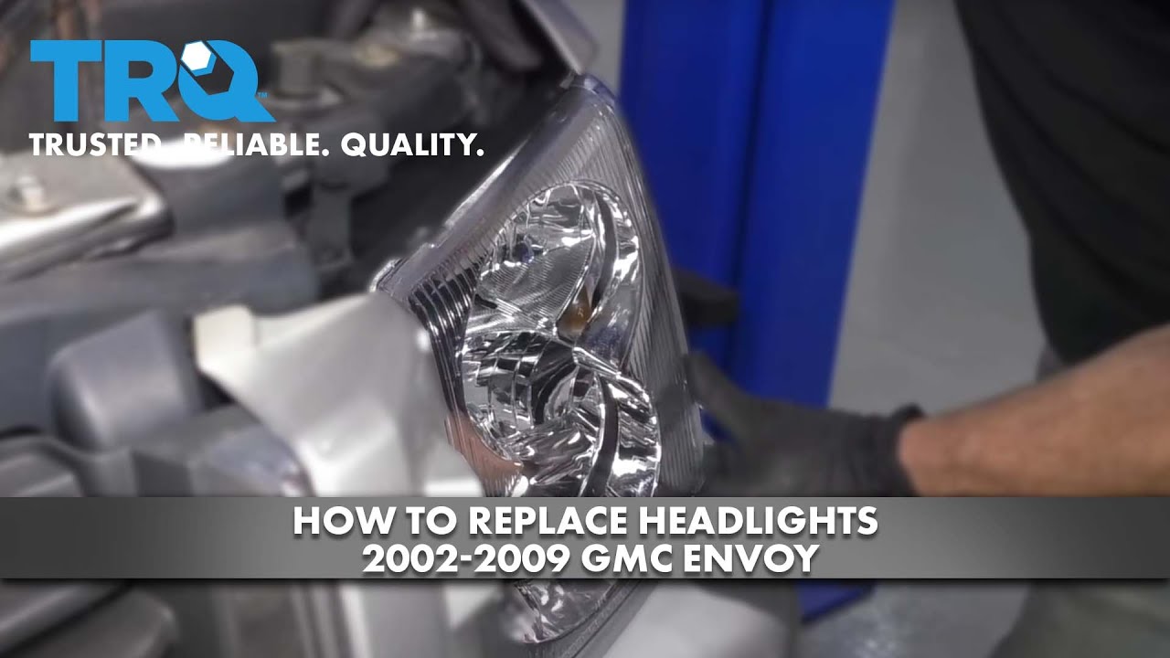 How to Replace Headlights 2002-2009 GMC Envoy - YouTube