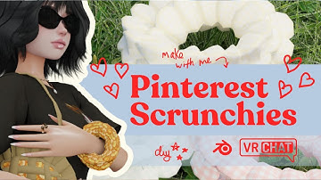 Make With Me | Viral Pinterest Scrunchie | Beginner Friendly Blender Tutorial