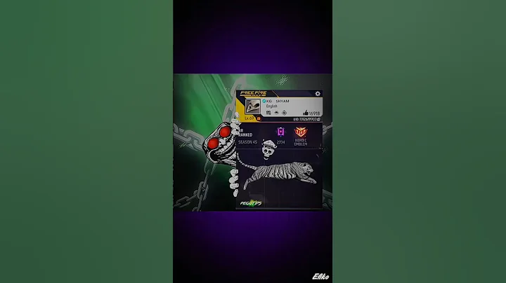 tiger 🐯 Bio code 🗿 #freefire #shorts #foryou