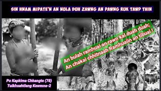 Burma rama Zo hnahthlak Sin hnam khawsak dan ngaihnawm. Pu Kapkima Chhangte, Tuikhuahtlang kawmna-2