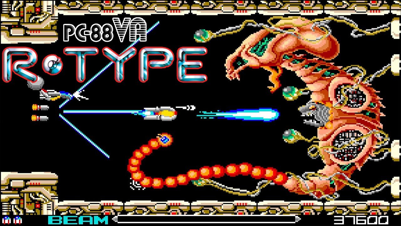 PC88VA アール タイプ / R-Type - 1周目 - YouTube