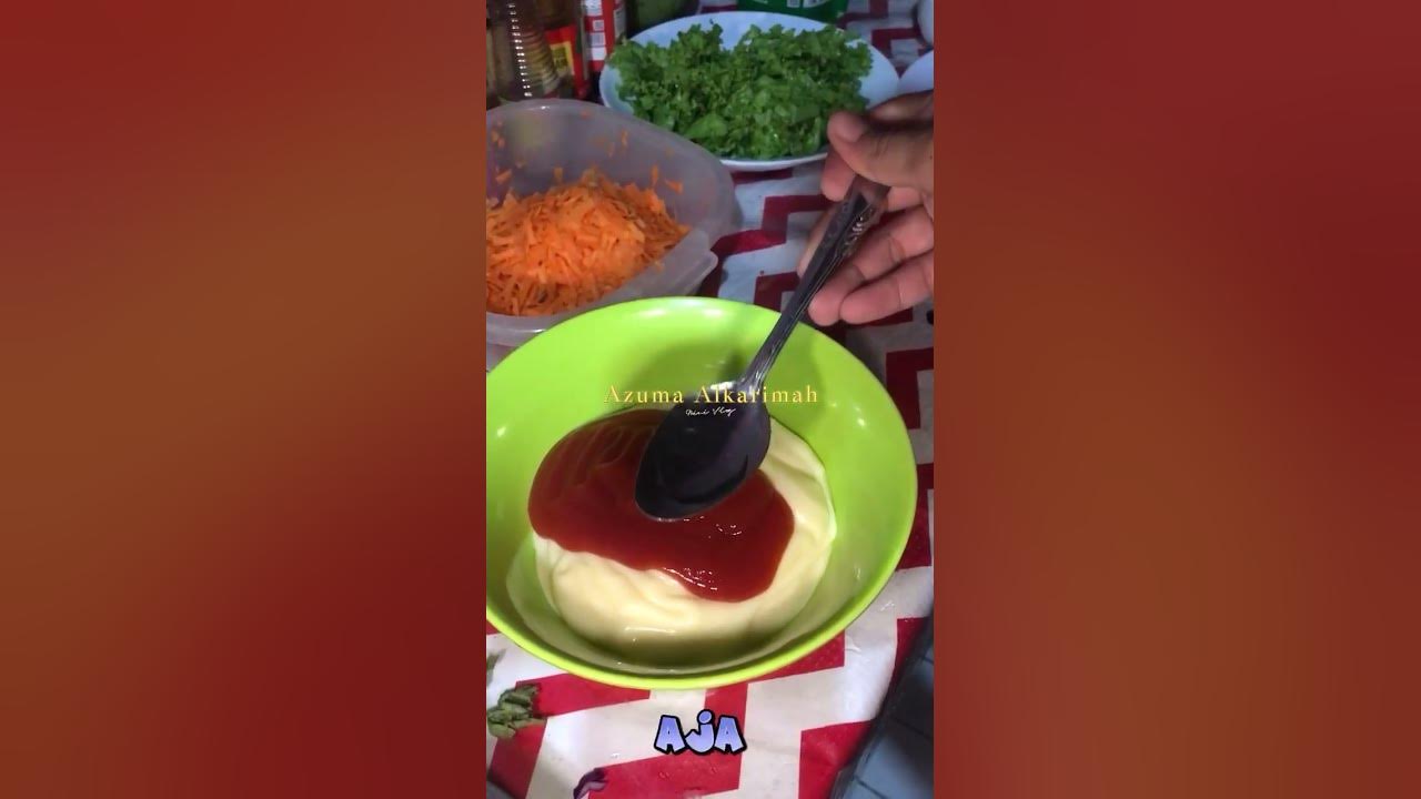 RESEP SAUS SAYUR SAUS SALAD DRESSING 3 BAHAN #resepmasakan #resepmudah #resepsalad #resepsaladbuah