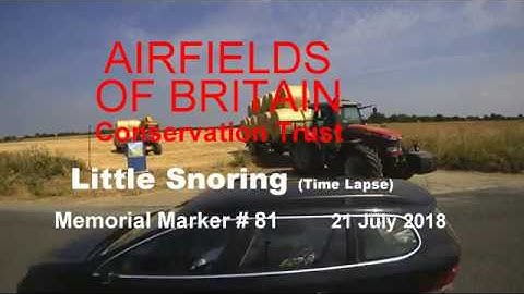 Little Snoring (Time Lapse): ABCT Memorial Marker #81