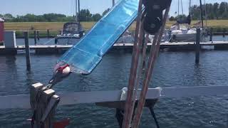 DIY ultralight windvane gear: static testing