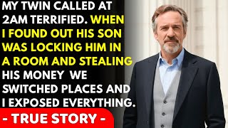 We switched places and I discovered my twin brother's son was ROBBING and IMPRISONING him