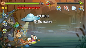 Swamp Attack - Episode 8. Level 10 Gameplay Android walkthrough