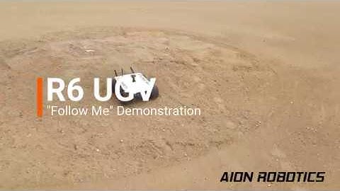 Aion Robotics - R6 UGV - "Follow Me" Demo