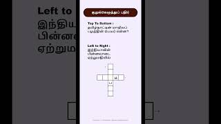 Can You Solve This Tamil Nadu Crossword 🧩 | GK Challenge | Geethanjali Selvan