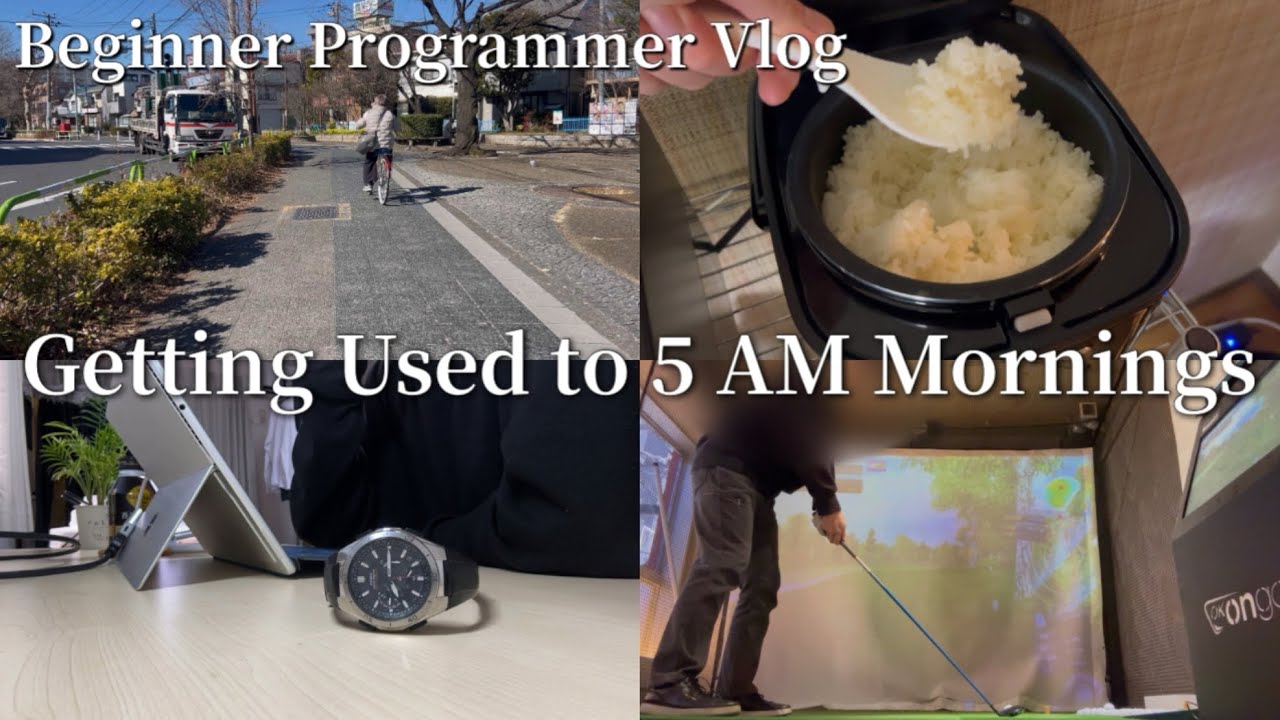【VLOG】Beginner Programmer’s App Development Journey | Mastering Morning Routines