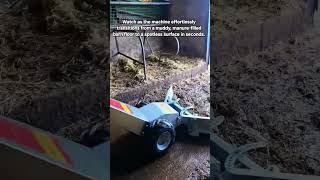 Effortless Barn Cleaning: The Westermann WS800 Scraper in Action