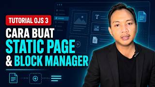 Cara Buat Static Page dan Blok Manager OJS 3