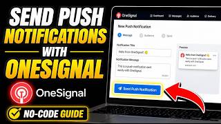 How to activate send push notifications using OneSignal with no-code - Detailed Guide