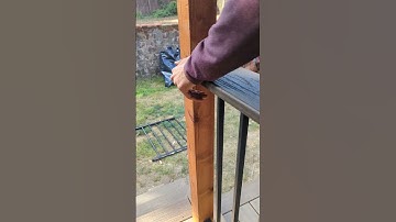 How to install a drink Rail #diy #decking #deckbuilding #construction #legacy_decking