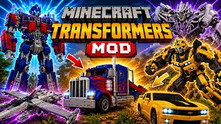 Minecraft Transformers mod for MCPE/Bedrock 1.26+ 😲 screenshot 3