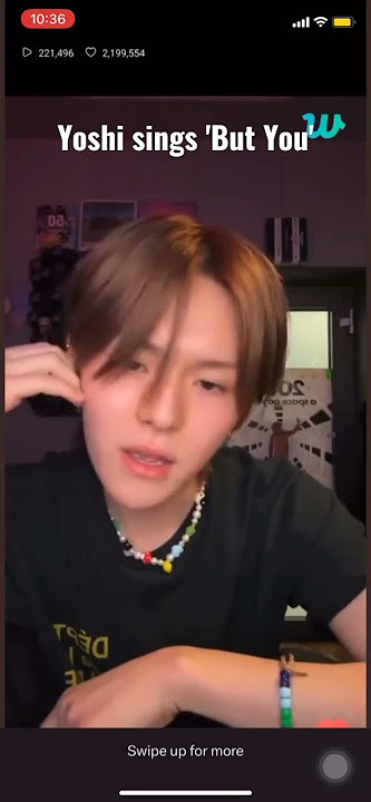 Yoshi sang iKON's ‘BUT YOU’ during his live!! 💙 #ikon #yoshi #treasure #butyou