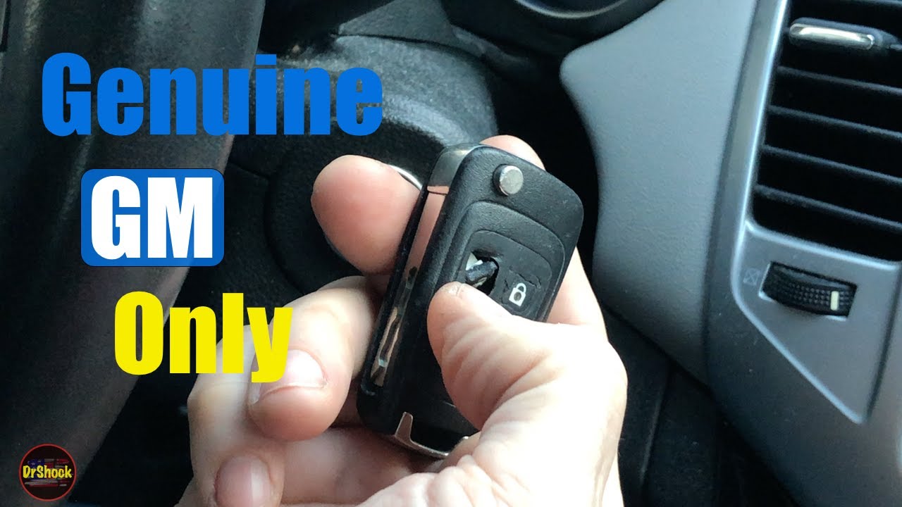 2011 - 2016 OEM GM Key Fob Flip Blade Replacement & Transmitter