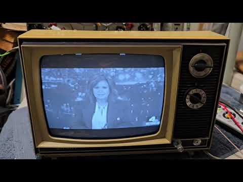 1970s Tube Sharp And GE Portable Televisions Repair Good Vs Bad Packing Vintage Radios Console TVs