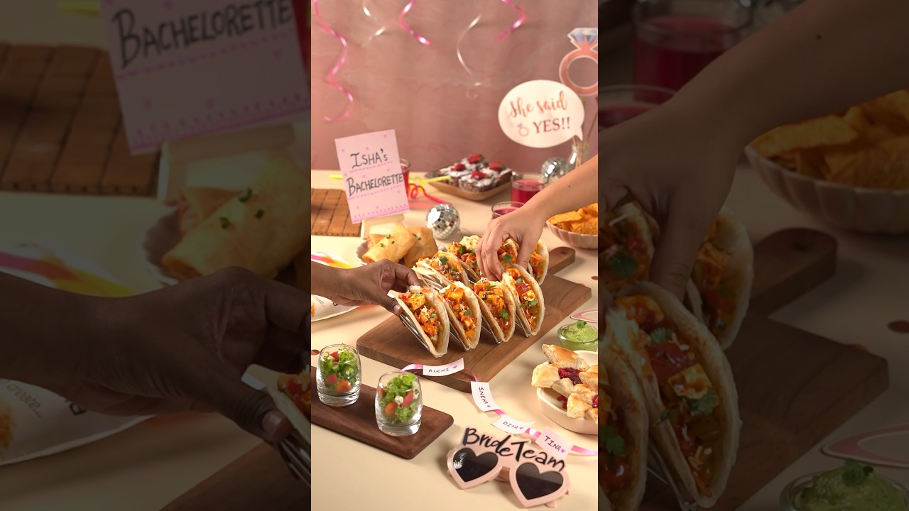 Peri Peri Paneer Tacos #Switz #GoCreate #PuffParatha #Tacos #BacheloretteParty #Bachelorette #Food