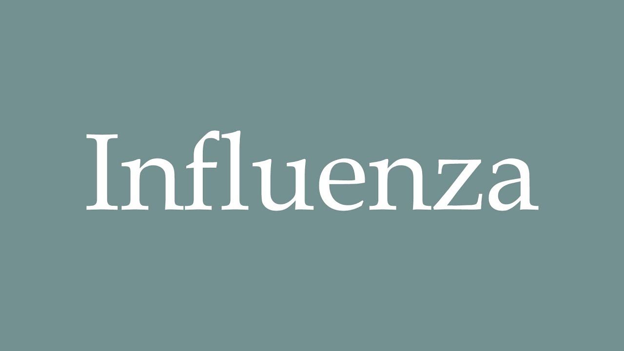 How To Pronounce Influenza Correctly In French YouTube How To Pronounce Influenza Correctly In French YouTube