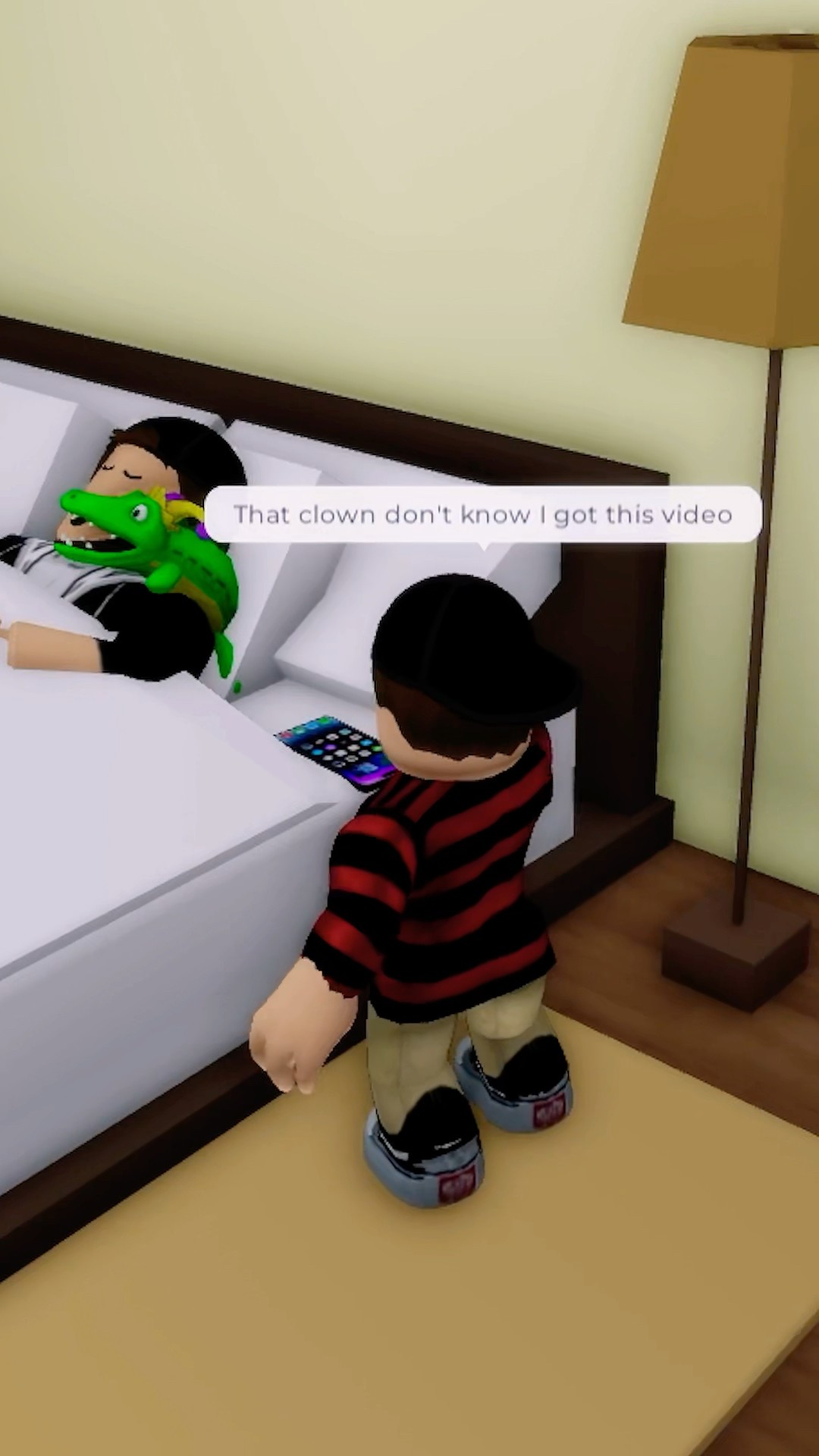 Dad Trolls His Son With a SECRET Video Keyboard… ? #roblox #shorts