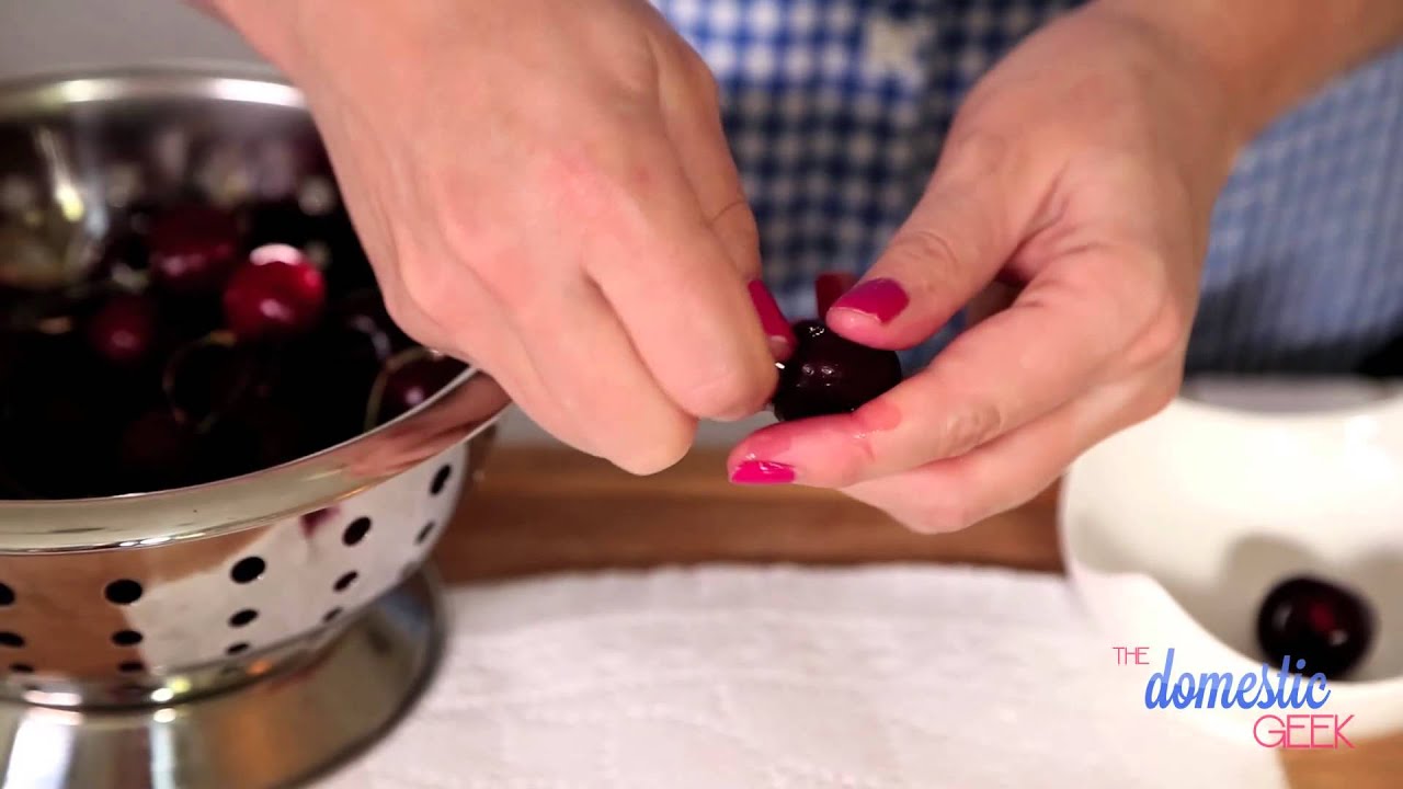 HomeHack: The BEST Way to Pit Cherries! | The Domestic Geek