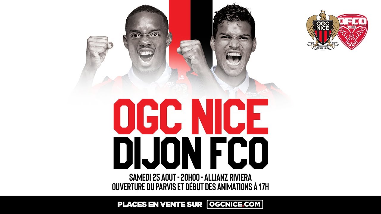 Programme Match OGC Nice Vs Dijon FCO – Saison 2018/2019, N°311, Neuf